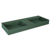 Elita Level DUO nástenné umývadlo Solid Surface 120,5x45,5 cm Forest Green Matt RE041461207010