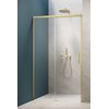 Radaway IDEA 6 BRUSHED LIGHT GOLD DWJ sprchové dvere 120 x 205 cm, sklo číre 387016-98-01R