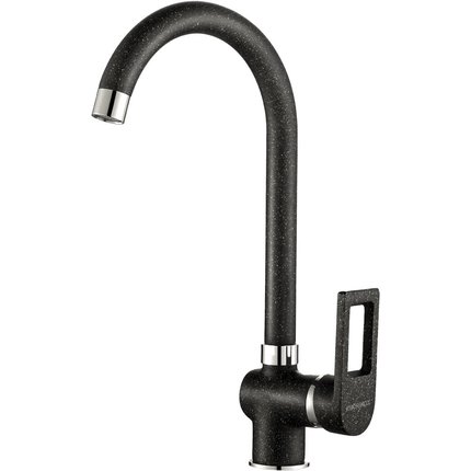 Kuchinox KASJA drezová vodovodná batéria s výtokom v tvare „U“, čierna BKN_768D