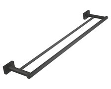 NOVASERVIS GRETA držiak uterákov dvojitý gun metal AGR10GM