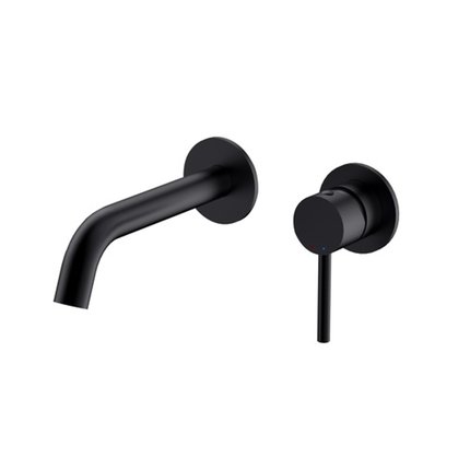 Besco VEO podomietková umývadlová vodovodná batéria čierna matná BU-VS-CZ