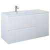 Elita SPLIT skrinka pod umývadlo 120 cm 2S + kôš, biela matná 168164