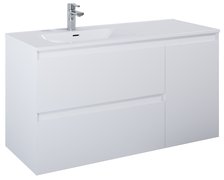 Elita SPLIT skrinka pod umývadlo 120 cm 2S + kôš, biela matná 168164