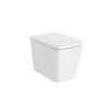 Roca INSPIRA Square WC misa stojatá RimFree 56 x 36 cm, biela matná A347537620