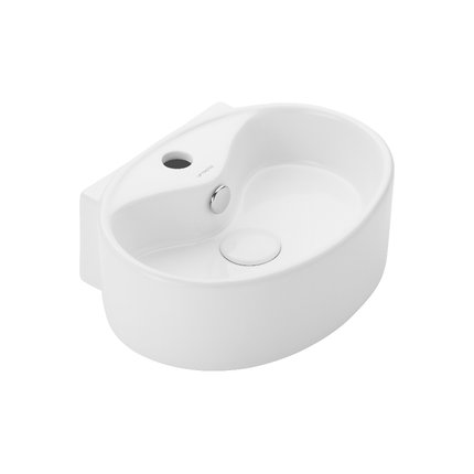 Uptrend – Umývadlo na stenu Neko 40 × 30 cm biele lesklé TR4358