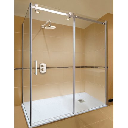 Aquatek TEKNO R63 obdĺžnikový sprchový kút 160 x 90 x 210 cm, sklo číre