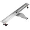 Rea NEOX SUPERFLOW BRÚSENÝ NIKEL nerezový sprchový žľab 70 cm G2706
