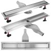 Rea NEOX SUPERFLOW BRÚSENÝ NIKEL nerezový sprchový žľab 70 cm G2706