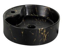 Novoterm keramické umývadlo na dosku 46 cm KR-138 Marble