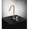 VALVEX ENKO 2-otvorová umývadlová batéria – brushed gold, kód 2417620