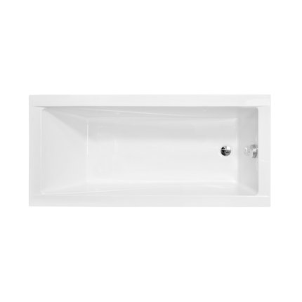 Besco MODERN – Obdĺžniková akrylátová vaňa do kúpeľne 180 × 80 cm (WAM-180-MO)