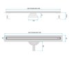 Rea NEOX SLIM PRO ČIERNY sprchový žľab 100 cm G2712