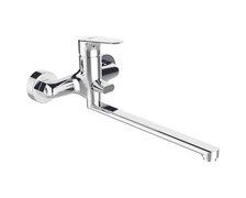 Laveo RONDO nástenná vaňová batéria bez sprchovej súpravy BLX_01FD