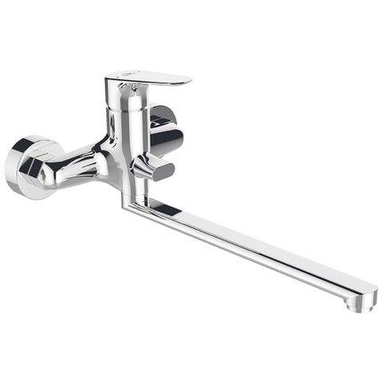 Laveo RONDO nástenná vaňová batéria bez sprchovej súpravy BLX_01FD