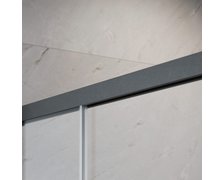 Radaway IDEA BRUSHED GUNMETAL KDD štvorcový sprchový kút 70 x 70 x 205 cm 387065-92-01L+387065-92-01R