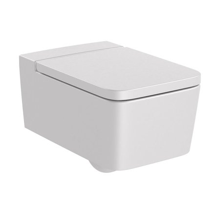 Roca INSPIRA Square WC závesná misa RimFree 56 x 37 cm A346537630