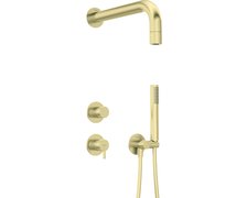 Deante SILIA podomietkový sprchový set so sprchovou hlavicou, brúsené zlato NQS_R9XK