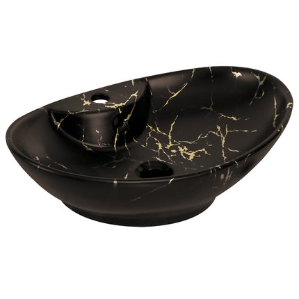 Novoterm keramické umývadlo na dosku 58 x 38,5 cm KR-139 Marble
