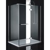 Aquatek CRYSTAL R53 obdĺžnikový sprchový kút 140 x 90 x 200 cm, sklo číre