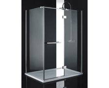 Aquatek CRYSTAL R53 obdĺžnikový sprchový kút 140 x 90 x 200 cm, sklo číre