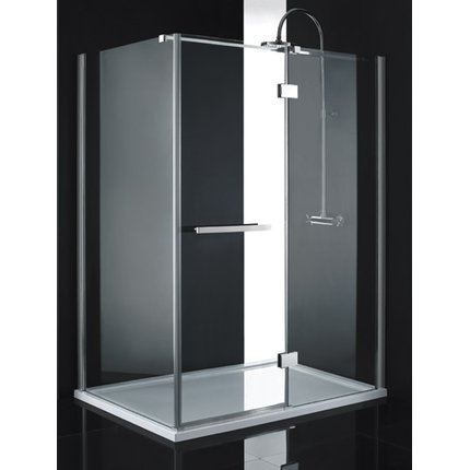 Aquatek CRYSTAL R53 obdĺžnikový sprchový kút 140 x 90 x 200 cm, sklo číre
