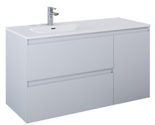 Elita SPLIT skrinka pod umývadlo 120 cm 2S + kôš, stone matt 168165