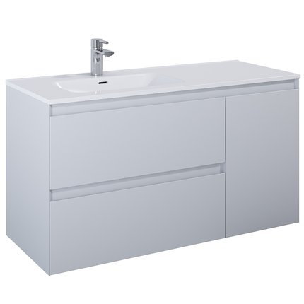 Elita SPLIT skrinka pod umývadlo 120 cm 2S + kôš, stone matt 168165