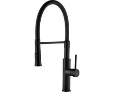 Kuchinox SHIRE drezová vodovodná batéria s výtokom v tvare „U“, čierna BQH_B78D