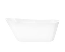 Corsan ESTELLA voľne stojaca akrylátová vaňa s prepadom 160 x 74 cm E302LGM