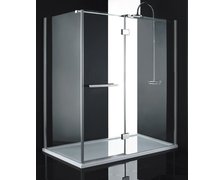 Aquatek CRYSTAL R63 obdĺžnikový sprchový kút 160 x 90 x 200 cm, sklo číre
