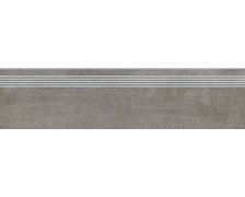 Opoczno GRAVA Grey rektifikovaná schodnica matná 29,8 x 119,8 cm