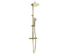 Rea VINCENT LIGHT GOLD sprchový set s termostatickou batériou P8005