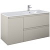 Elita SPLIT skrinka pod umývadlo 120 cm 2S + kôš, fume matt 169020