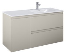 Elita SPLIT skrinka pod umývadlo 120 cm 2S + kôš, fume matt 169020