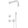 Deante SILIA podomietkový sprchový set so sprchovou hlavicou, bianco NQS_A9XK