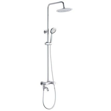 Kuchinox NORTES sprchový set s batériou a vaňovým výtokom, chróm PKN_01OB