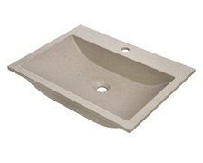 Kuchinox ALBANO granitové umývadlo pod dosku / zapustené 60 x 44 cm, bež VGA1410T