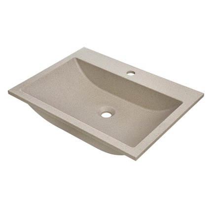 Kuchinox ALBANO granitové umývadlo pod dosku / zapustené 60 x 44 cm, bež VGA1410T