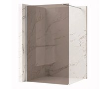 Rea Flexi Brown sprchová zástena 80 x 195 cm sklo hnedé K9975