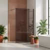 Rea Flexi Brown sprchová zástena 80 x 195 cm sklo hnedé K9975