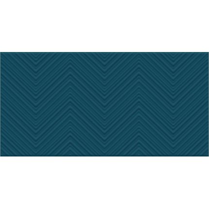 Ceramika Color Blue chevron Mat obklad matný rektifikovaný 30 x 60 cm