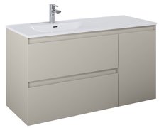 Elita SPLIT skrinka pod umývadlo 120 cm 2S + kôš, fume matt 169017