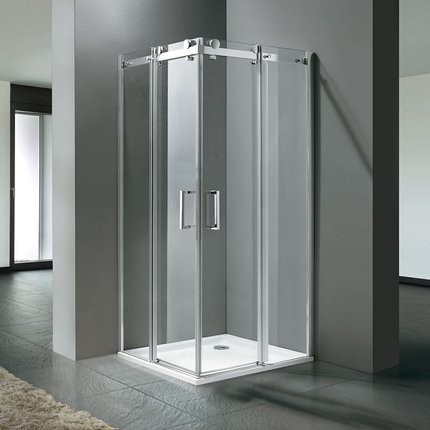Aquatek TEKNO A4 štvorcový sprchový kút 90 x 90 x 210 cm, sklo číre