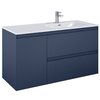 Elita SPLIT skrinka pod umývadlo 120 cm 2S + kôš, blue matt 169019