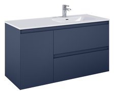 Elita SPLIT skrinka pod umývadlo 120 cm 2S + kôš, blue matt 169019