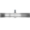 Rea NEOX PRO STAL BRUSH sprchový žľab 900 mm G5810