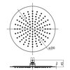Valvex DIONE Sprchová hlavica Slim Ø20 cm chróm 2448400