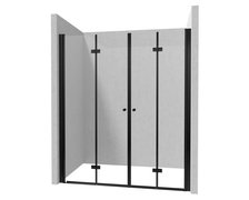 DEANTE KERRIA PLUS Sprchové dvere zalamovacie 80 + 100 x 200 cm sklo číre KTSXN42P+KTSXN43P