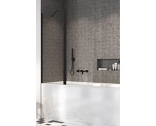Radaway NES 8 BLACK PND II vaňová zástena 100 x 150 cm 10088100-54-01L