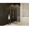 Besco PIXA GOLD sprchový kút  90 x 90 x 195 cm, profil zlatý, sklo číre